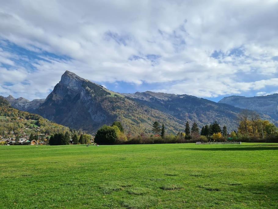 Appartement Le D12 Samoens Samoëns Exterior foto
